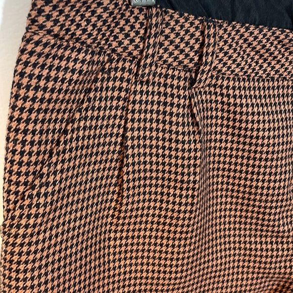 Forever 21 I-Love H81 Brown Black Houndstooth Trouser Style Dress Shorts - Picture 3 of 11